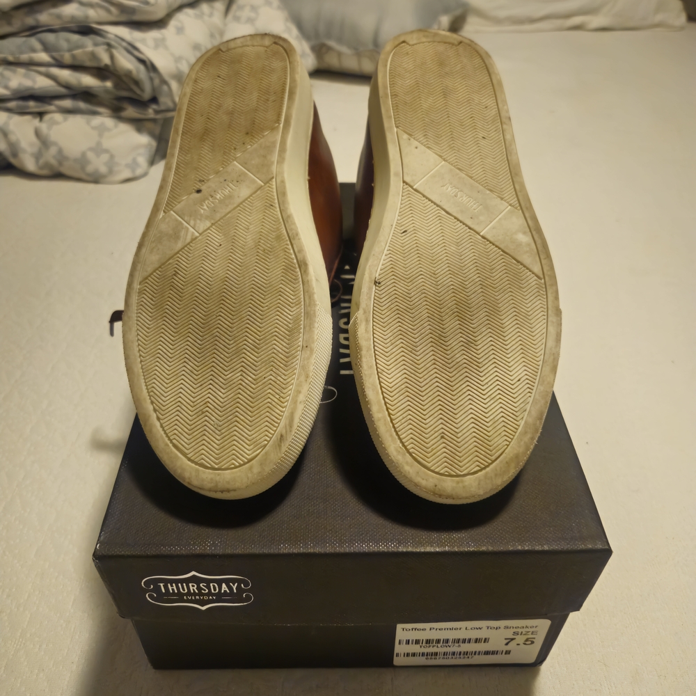 Men’s Thursday Premier Low-Top Sneakers, Toffee, 7.5 - Picture 5 of 5
